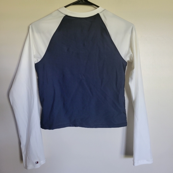 Tommy Hilfiger Girls' Long Sleeve Rashguard UPF 50+ Swimsuit Size XL - Picture 5 of 6